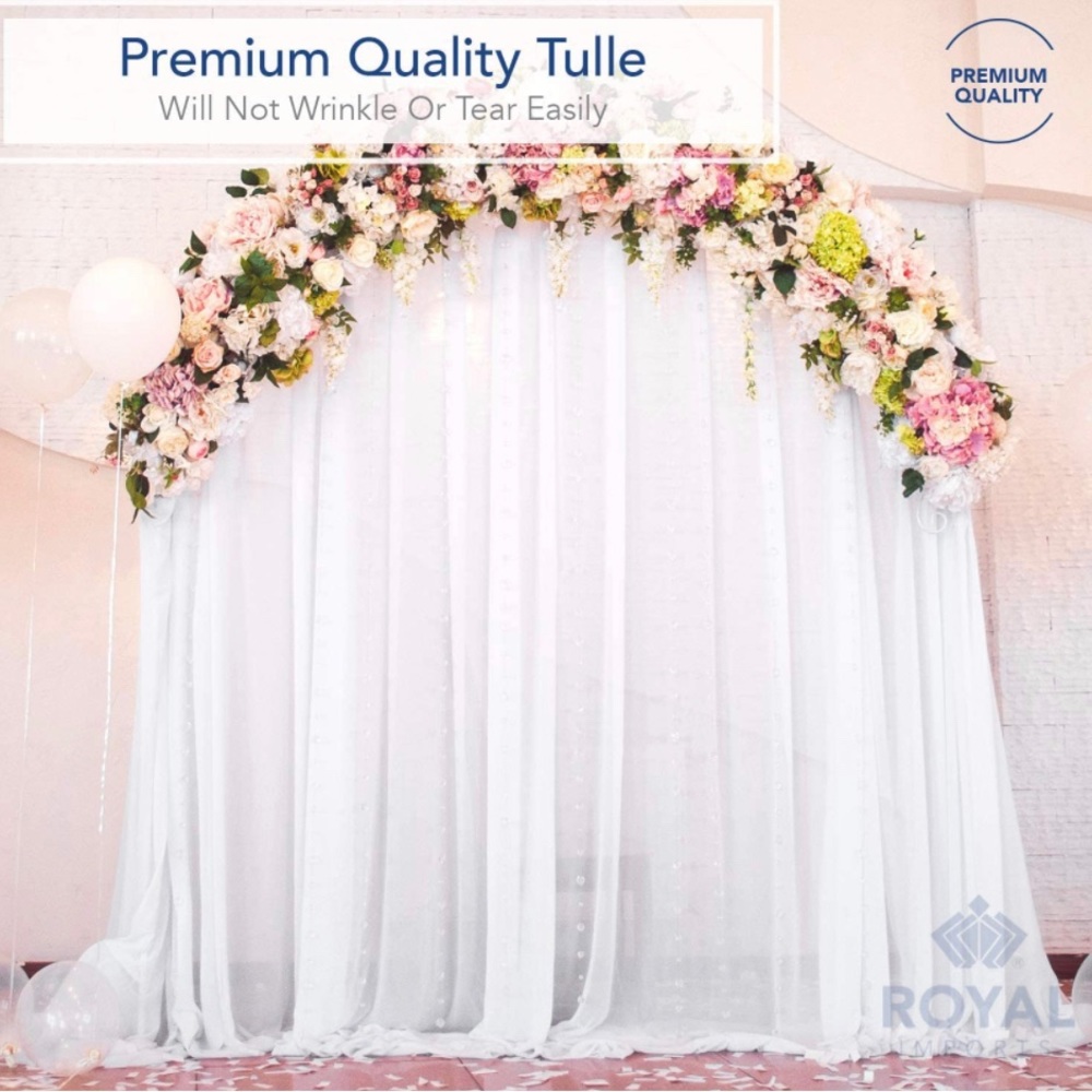 54" by 10 Yards (30 ft) Fabric Tulle Bolt